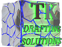TK Drafting Solutions logo